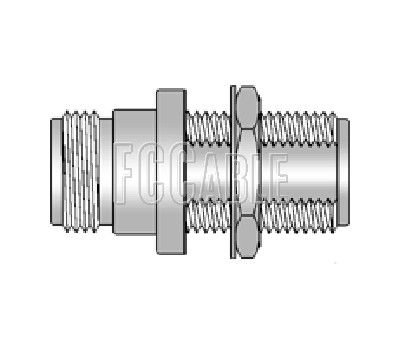 N Female To N Female Bulkhead Hemetically Sealed Adapter