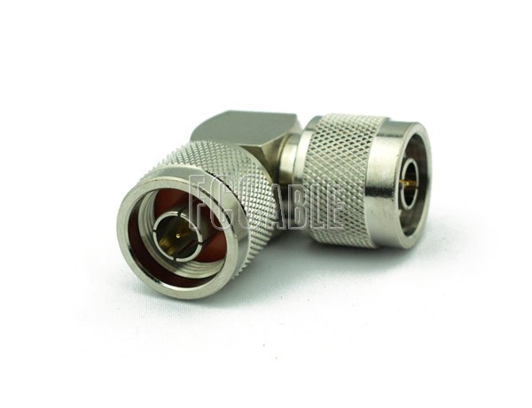 N Male To N Male Right Angle Adapter