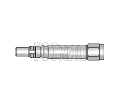 D Subminiature Plug To SMA Male Adapter