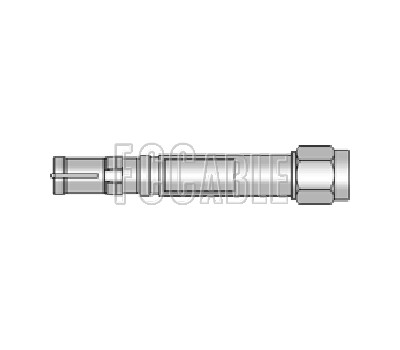 D Subminiature Receptacle To SMA Male Adapter