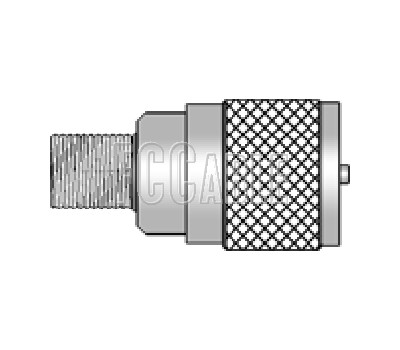 F Female To UHF Male Adapter