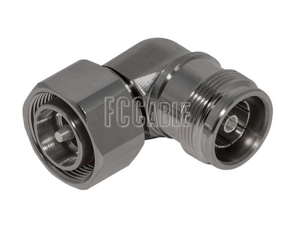 Low PIM 4.3/10 Male To 4.3/10 Female Right Angle Adapter