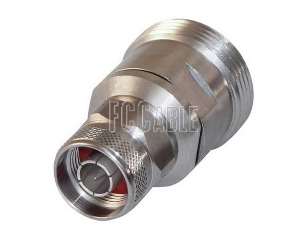 Low PIM 7/16 DIN Female To N Male With SS Coupling Nut Adapter