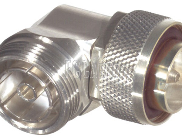 Low PIM 7/16 DIN Male To 7/16 DIN Female Right Angle Adapter