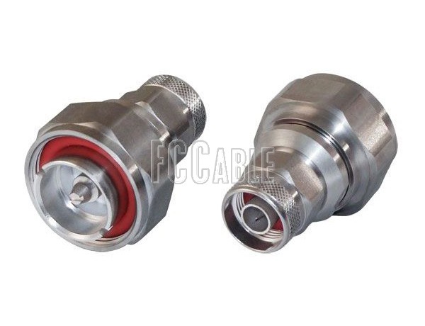 Low PIM 7/16 DIN Male To N Male With SS Coupling Nut Adapter