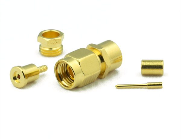 SMA Male Connector CRIMP For RG178, RG196