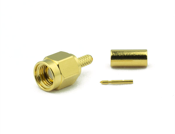 SMA Male Connector CRIMP For RG188DS, RG316DS