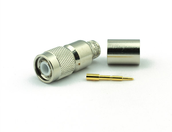 TNC Male Connector CRIMP For RG9, RG214