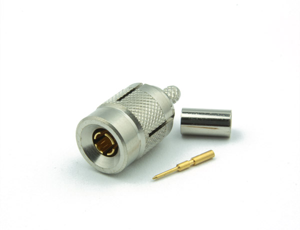 1.0/2.3 SNAP-ON Male Connector CRIMP For RG174, RG188, RG316, B7805A
