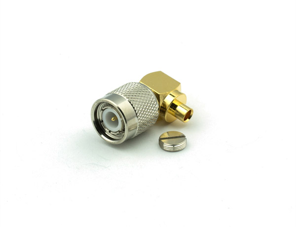 TNC Male Connector Right Angle SOLDER For RG402, RG402AL, RG402FL