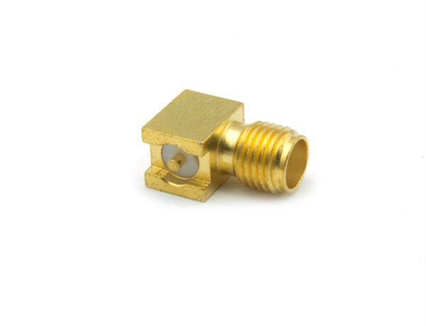 SMA Female Connector Right Angle SURFACE MOUNT