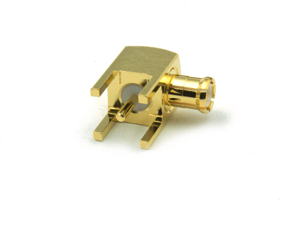 MCX Plug Male Connector Right Angle FOR PRINTED CIRCUIT BOARD 