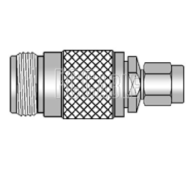 N Female To 2.4mm Male PRECISION Adapter