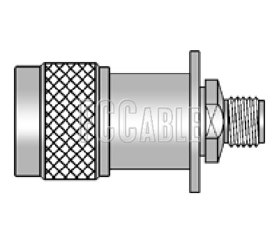 N Male To SMA Female Panel Mount PRECISION Adapter