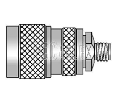 N Male To 2.4mm Female PRECISION Adapter